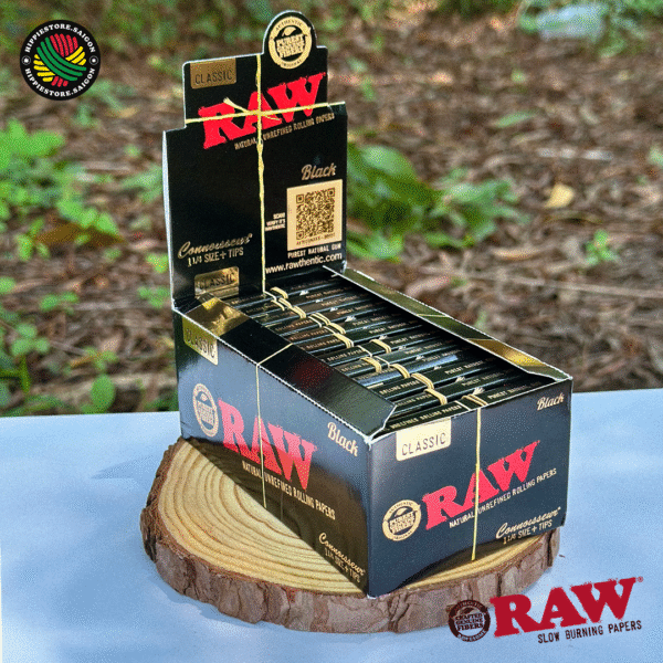 Giấy RAW Black Classic 78mm có Tips - Hình ảnh 4
