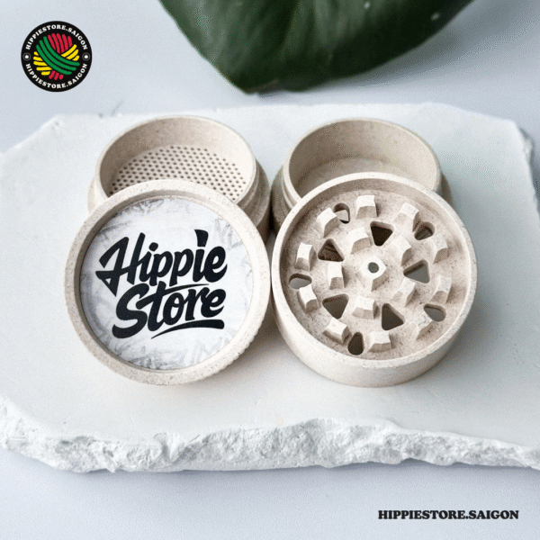 HIPPIE GRINDER 50MM – CỐI XAY NHỰA SINH HỌC 4 TẦNG - Hình ảnh 2