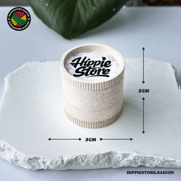 HIPPIE GRINDER 50MM – CỐI XAY NHỰA SINH HỌC 4 TẦNG - Hình ảnh 3