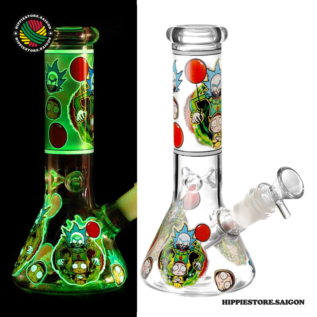 BONG MINI RICK AND MORTY 20CM – PHÁT SÁNG, DÀY CỘP - Hình ảnh 2