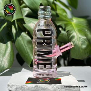 PRIME GLASS BONG 19CM - PINK